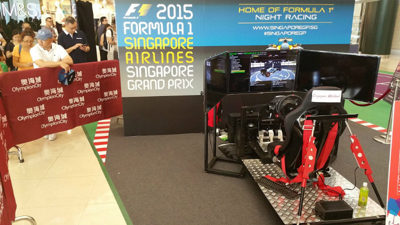 Singapore Airlines Formula 1 Promotion with ProRacing's Simulators